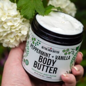 peppermint vanilla body butter