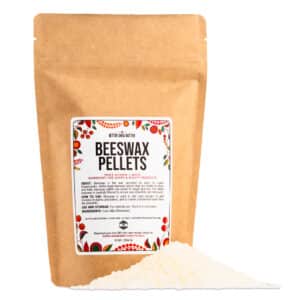 white beeswax pellets